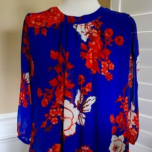 Eva Mendes Floral Dress